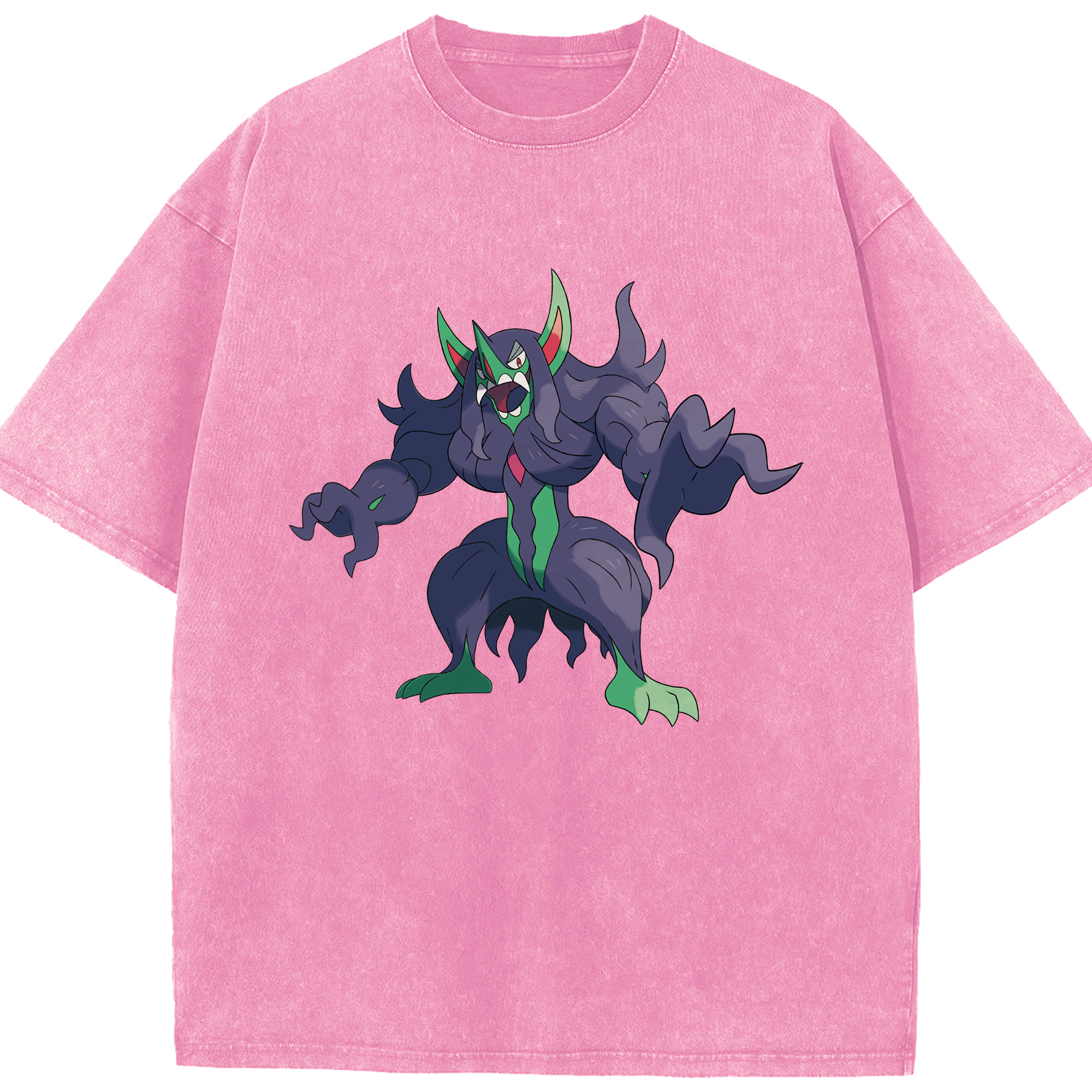 （画像用） ポケットモンスター Pokémon 綿100% ヴィンテージ風 半袖Tシャツ（フロントプリント）